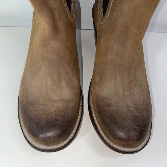 Fry Suede Chelsea Boots Aleksandra Zee Block Heel Women's Size 8 - Picture 7 of 16